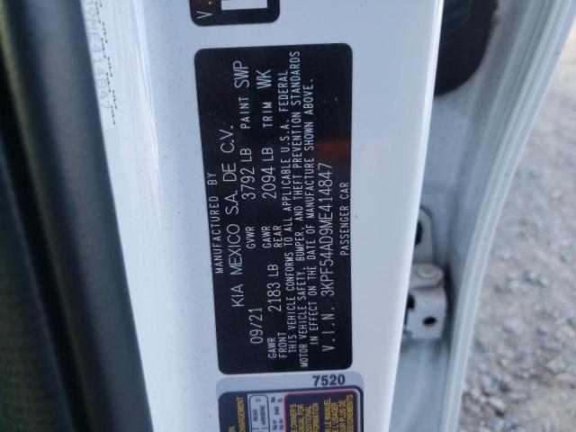 2021 KIA FORTE EX - 3KPF54AD9ME414847
