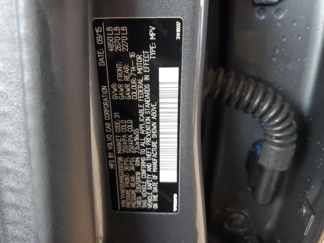 2016 VOLVO S60 CROSS YV4612UM9G2000798