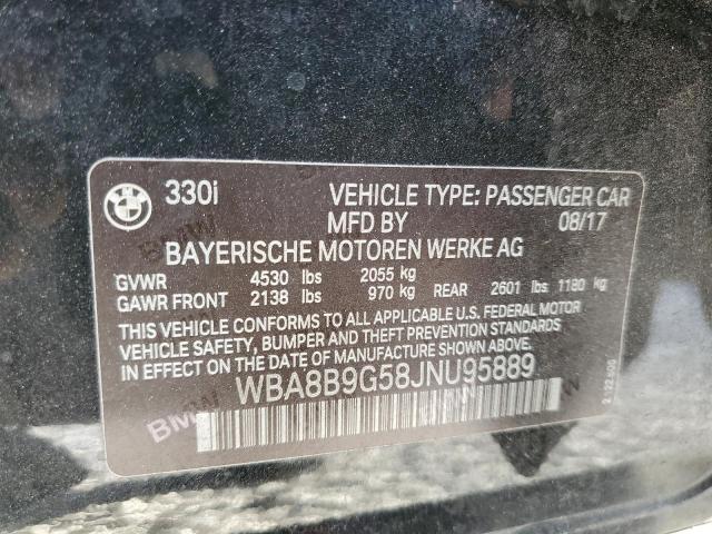 2018 BMW 330 I - WBA8B9G58JNU95889
