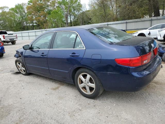 HONDA ACCORD EX 2005 blue  gas 1HGCM567X5A079182 photo #3
