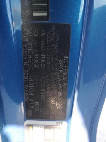 2015 KIA FORTE SX - KNAFZ6A35F5345383
