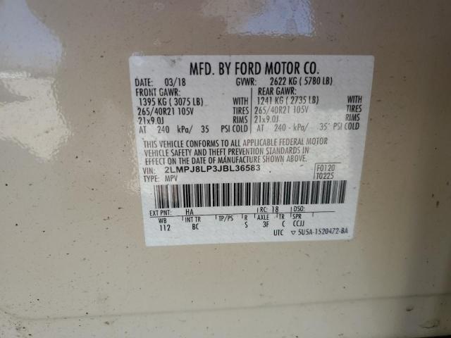 2018 LINCOLN MKX RESERV - 2LMPJ8LP3JBL36583