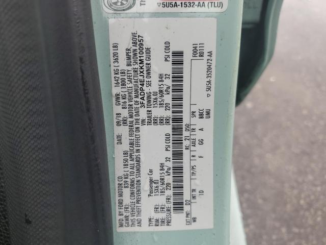 2019 FORD FIESTA SE - 3FADP4EJXKM100957