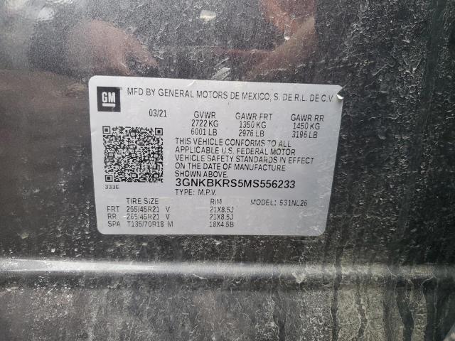 2021 CHEVROLET BLAZER RS - 3GNKBKRS5MS556233