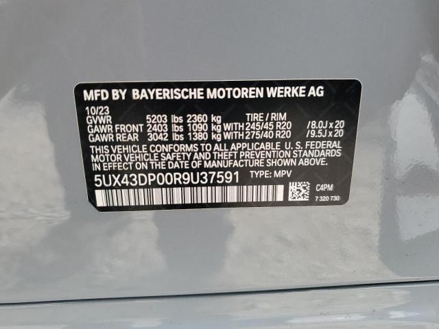5UX43DP00R9U37591 2024 BMW X3 SDRIVE3