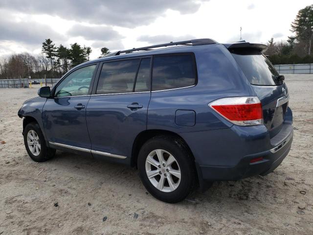 Vin: 5tdbk3ehxds203287, lot: 50623095, toyota highlander base 20132