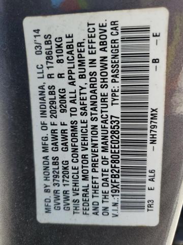 2014 HONDA CIVIC EX - 19XFB2F80EE028537