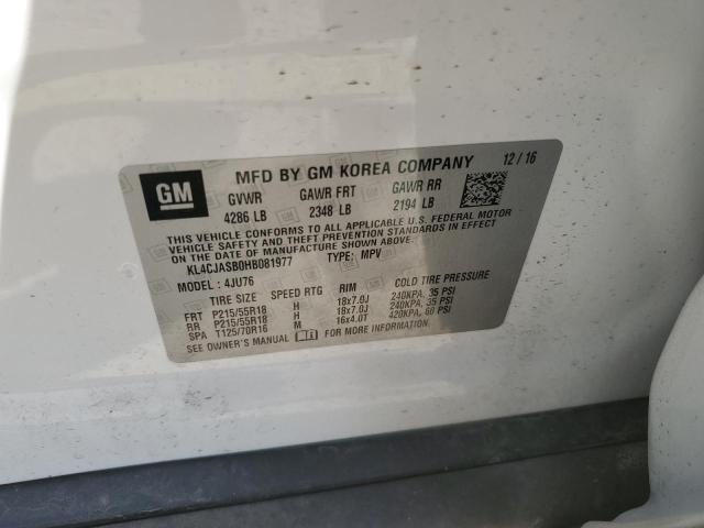 2017 BUICK ENCORE PRE - KL4CJASB0HB081977