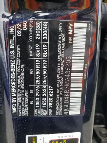 2021 MERCEDES-BENZ GLE 350 4M - 4JGFB4KB3MA436203