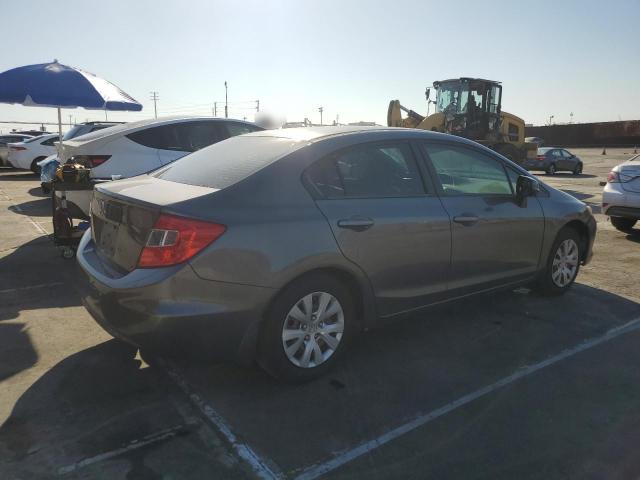 HONDA CIVIC LX 2012 gray  gas 19XFB2F50CE387681 photo #4