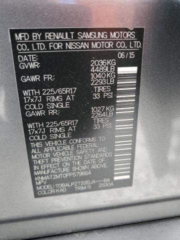 2015 NISSAN ROGUE S - KNMAT2MT0FP579664