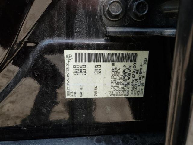 2013 NISSAN MAXIMA S - 1N4AA5AP2DC820200