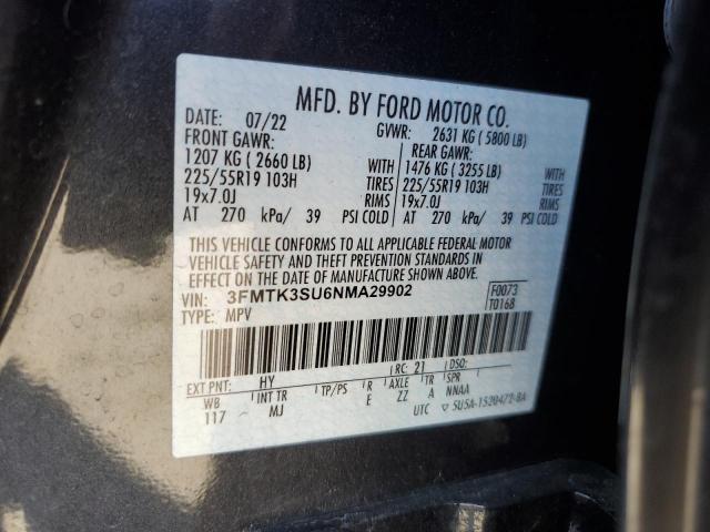 2022 FORD MUSTANG MA - 3FMTK3SU6NMA29902