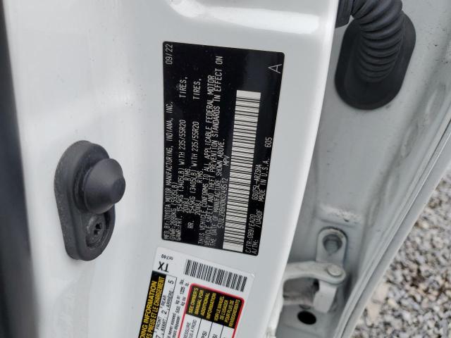 2022 TOYOTA HIGHLANDER - 5TDLZRBH0NS249512