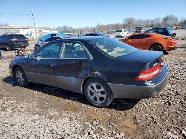 LEXUS ES 300 2000 black  gas JT8BF28G1Y0245176 photo #3
