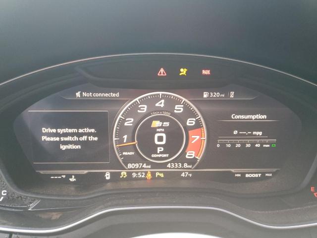 2018 AUDI S5 PRESTIG WAUC4CF51JA018179