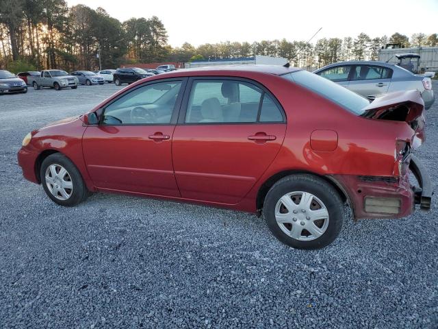 TOYOTA COROLLA CE 2007 maroon sedan 4d gas 2T1BR32E27C742215 photo #3