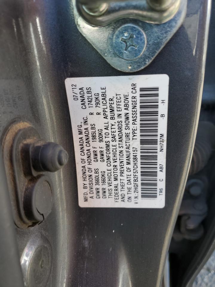 Honda Civic lx 2012