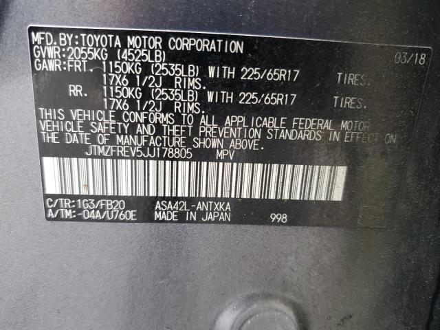 2018 TOYOTA RAV4 LE - JTMZFREV5JJ178805
