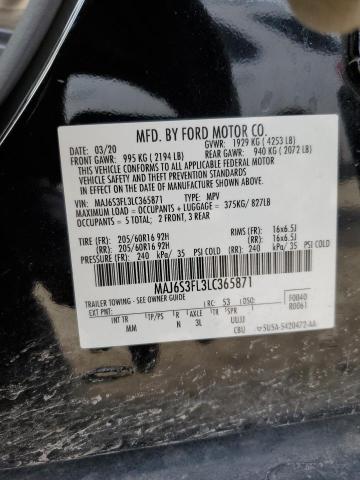 2020 FORD ECOSPORT S - MAJ6S3FL3LC365871