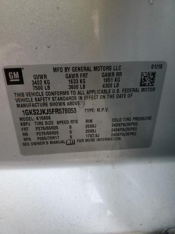 2015 GMC YUKON XL D - 1GKS2JKJ5FR578053