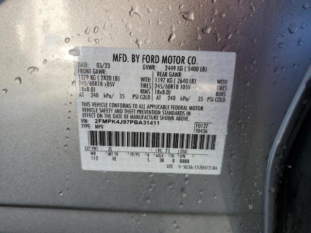 2023 FORD EDGE SEL - 2FMPK4J97PBA31411