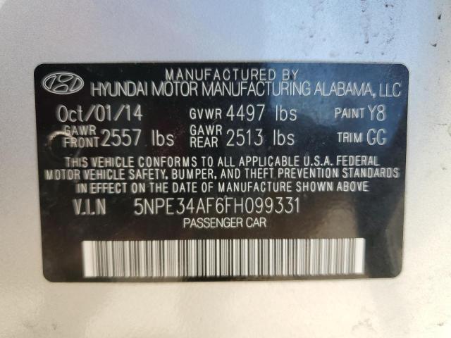 2015 HYUNDAI SONATA SPO - 5NPE34AF6FH099331