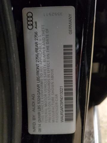 2015 AUDI A6 PREMIUM WAUFGAFC5FN013221