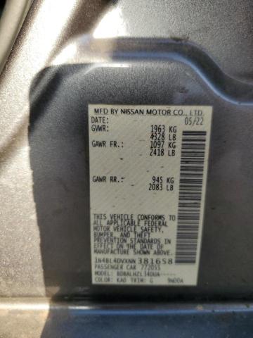 2022 NISSAN ALTIMA SV - 1N4BL4DVXNN381658