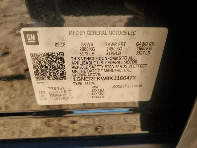 2019 CHEVROLET TRAVERSE L - 1GNERFKW9KJ166473