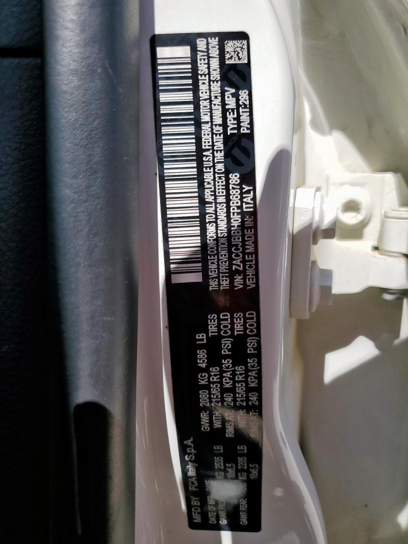 2015 JEEP RENEGADE L ZACCJBBH0FPB68786