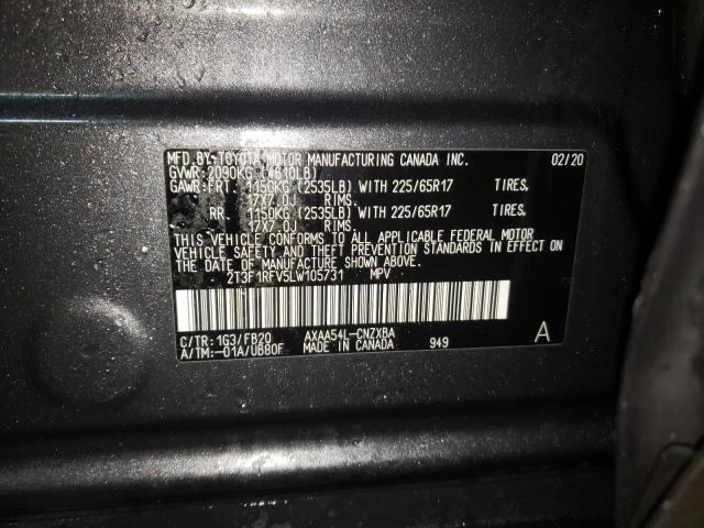 2020 TOYOTA RAV4 LE - 2T3F1RFV5LW105731