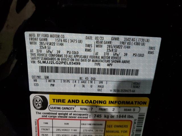 2023 LINCOLN NAVIGATOR - 5LMJJ2LG2PEL03499