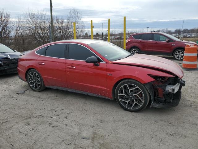 Vin: 5npek4jc2mh130953, lot: 47591215, hyundai sonata n line 20214