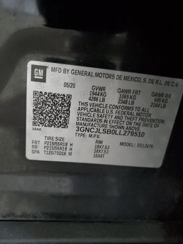 2020 CHEVROLET TRAX 1LT - 3GNCJLSB0LL279510