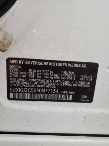 2015 BMW X6 XDRIVE3 - 5UXKU2C56F0N77154