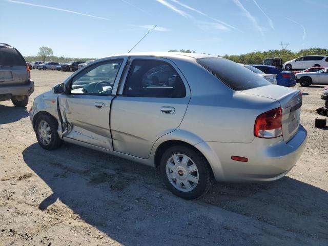 CHEVROLET AVEO LS 2004 silver  gas KL1TJ52654B265183 photo #3