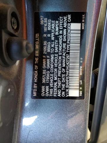 2017 HONDA CIVIC SPOR - SHHFK7H41HU427297