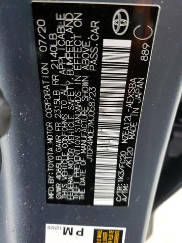 2021 TOYOTA COROLLA SE - JTDP4MCE7MJ058723