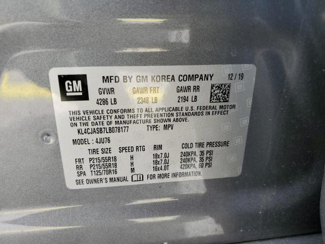 2020 BUICK ENCORE PRE - KL4CJASB7LB078177