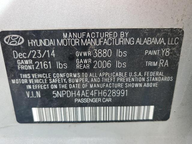 2015 HYUNDAI ELANTRA SE - 5NPDH4AE4FH628991