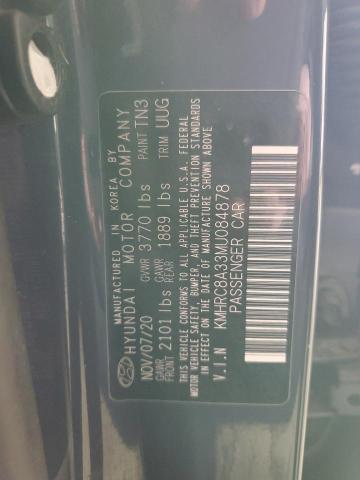2021 HYUNDAI VENUE SEL - KMHRC8A33MU084878