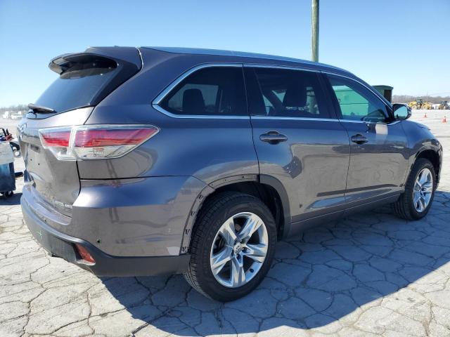 TOYOTA HIGHLANDER 2015 gray  gas 5TDDKRFH3FS164300 photo #4