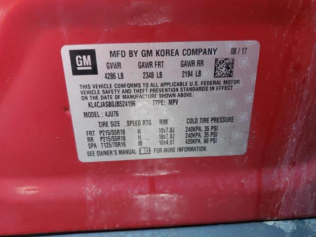2018 BUICK ENCORE PRE - KL4CJASB0JB524196