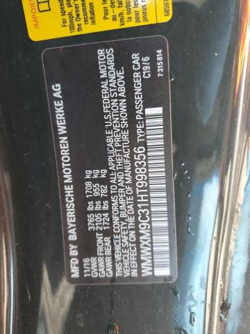 2017 MINI COOPER JOH WMWXM9C31HT998356