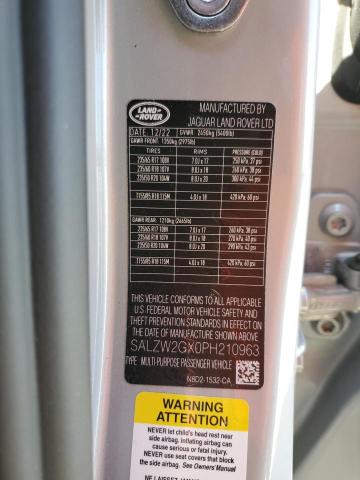2023 LAND ROVER RANGE ROVE - SALZW2GX0PH210963