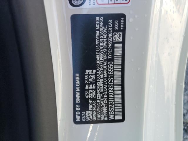 2025 BMW M4 COMPETI WBS23HK09SCS16550