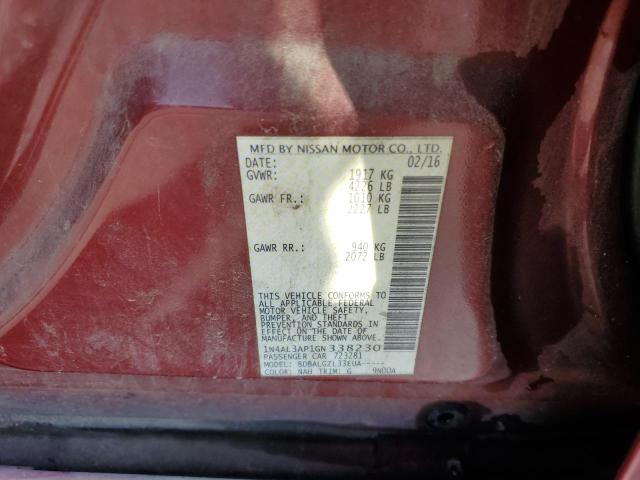 2016 NISSAN ALTIMA 2.5 - 1N4AL3AP1GN338230