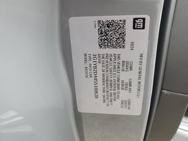 2025 CHEVROLET CORVETTE S - 1G1YB2D44S5100638