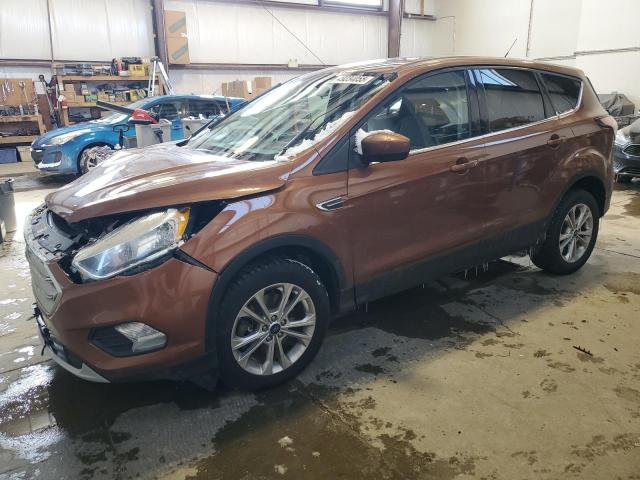 FORD ESCAPE SE 2017 orange 4dr spor gas 1FMCU9G92HUD61238 photo #1